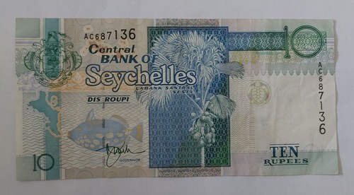 Banknoten seychellen 10 - seychellen,
