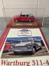 Atlas 1:43 Wartburg 311-4 Kübel Feuerwehr, mit Datenblatt