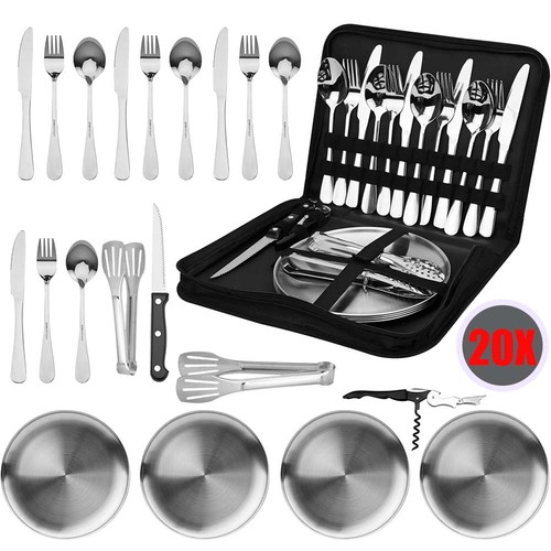 Outdoor campingbesteck set - outdoor,