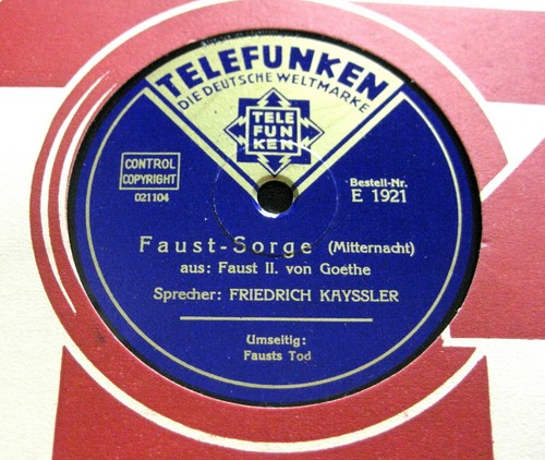 Friedrich kayssler faust sorge - kayssler,