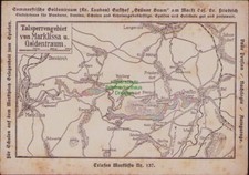 163512 AK Goldentraum Kr. Lauban Landkarten-AK Gasthof "Grüner Baum" am Markt Gr