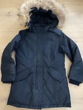 woolrich parka kinderGr. 10 mit Pelzkragen Schwarz