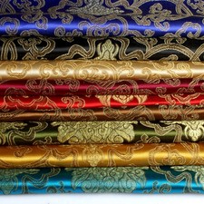 DIY Brokat Seidig Satin Stoff