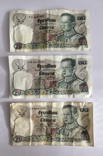 Thailand baht banknote - 20,