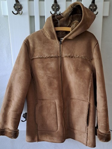 Jacke mit kapuze und webpelz - mit,
