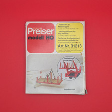 Preiser modell 31213  Ladeboden zu Absetzkipper H0 1:87