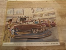 Prospekt Karte Borgward Hansa