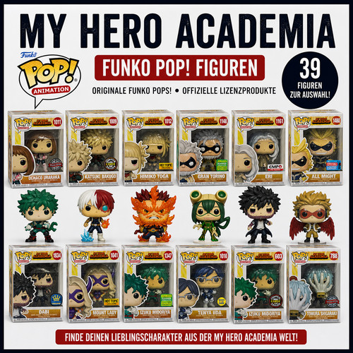 Hero academia funko pops - my,