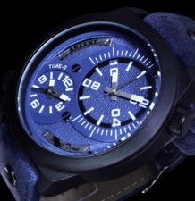 Akzent Herren Armband Uhr Blau
