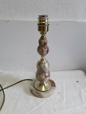 Magic vintage Lampenfuß Tischlampe Lampe Marmor farbig Messing 70er Jahre