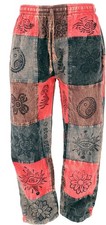 Patchwork Stonewash Yogahose