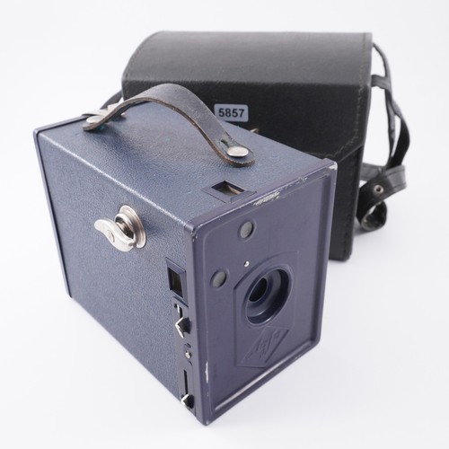 Agfa box boxkamera blau - box,