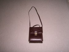 Umhängetasche Flugzeugtasche Reisetasche Herren Leder, rotbraun abschließbar