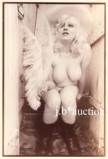 BLONDE MOLLIGE NACKTE FRAU / AKTFOTO * FotoKunst um 1960 von HAJO RÜDELSTEIN #1