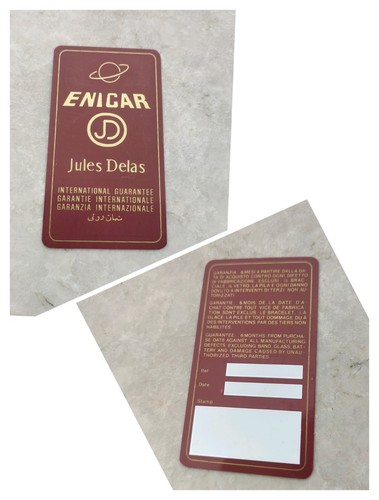 70er enicar vintage uhr - enicar,