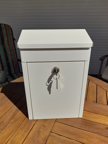Briefkasten postbox weiss - briefkasten,
