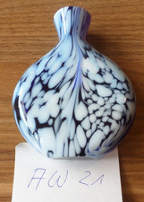 Schnupftabakglas Blau Muster