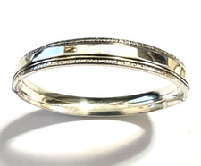 Antiker Art Deco Silberarmreif