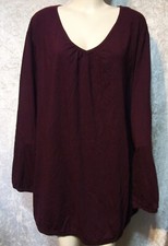 BONPRIX LILA/BORDEAUX  STRETCH