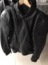 FRANK THOMAS  MOTORRAD Jacke Schwarz Echtes Leder 1x XL Herren _ 1x M/L Damen