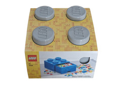 Lego 4005 Duplo Aufbewahrungsbox für Legosteine Kiste Box 4 Noppen grau NEU