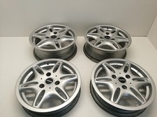 Original Smart ForTwo 450 Satz 4x Alufelgen VA 3,5J15 ET20,5 / HA 5,5J15 ET-1