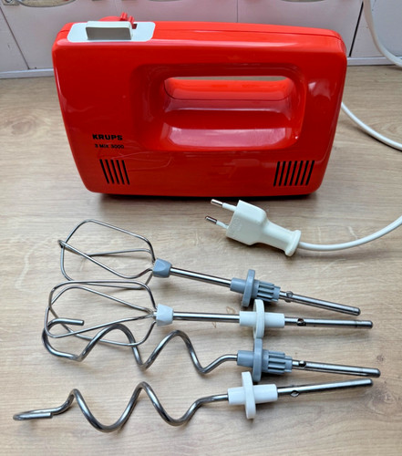 Krups 3mix 3000 - typ, rot