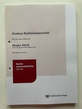 Fernuni Hagen - 55516 Verwaltungsrecht Besonderer Teil II- aktuelles WS  2025/26