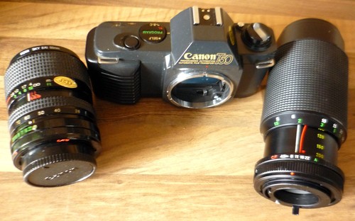 Canon t50 mit objektiven - canon,