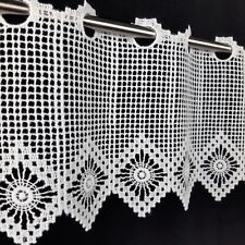 Scheibengardine Kurzgardine Panneau Bistrogardine 18 26 oder 39 cm hoch weiß