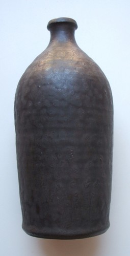 Flaschen vase mit brauner - mit,
