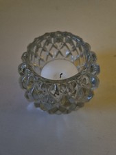 Zauberhaftes Lichtspiel mit diesem Kristall Kerzen Teelichthalter 2er Set