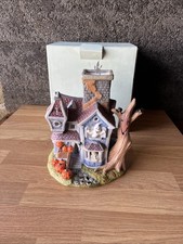 Partylite Gespenstisches Teelichthaus P7862 Halloween Deko im Originalkarton