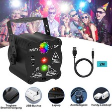 LED Laser Projektor Bühnenlicht Disco Lichteffekt Innen/Außen Weihnachten Part