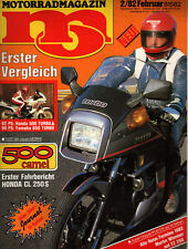 Zeitschrift MO Motorrad #2 von 1982 Morini 500 Camel Honda CL 250 Yamaha 650 