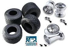 Fahrende Bierkiste / Kart Satz Regenreifen MOJO W3 130 mm / 180 mm + Alu Felgen