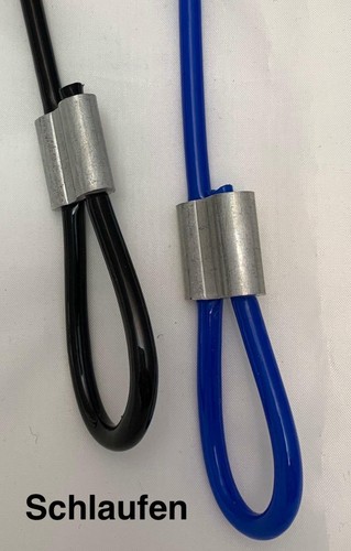 Stahlseil ummantelt mit - , 2