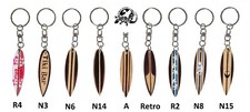 SU-key-06 / Schlüsselanhänger Surfbrett Keyring Surfboard surfen Holz Schmuck