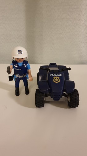 Playmobil polizei quad mit - quad,