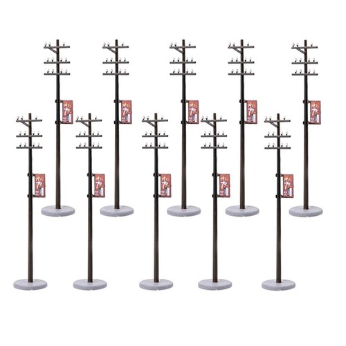 10er set modellbau elektromast - 10er,