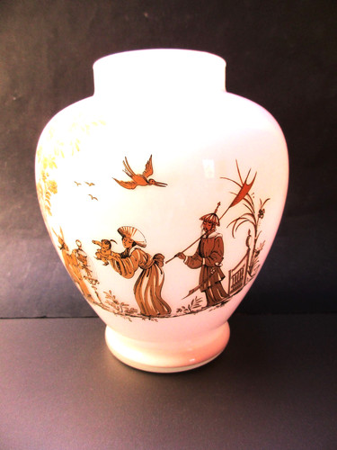 Opalglas vase - vase, im