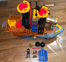 Fisher Price Haimaul-Piratenschiff HGN68 Spielset Top Zustand B-Ware Bitte Lesen