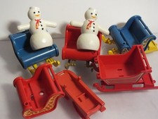 Playmobil Schlitten Schneemann Weihnachten Zubehör Ersatzteile