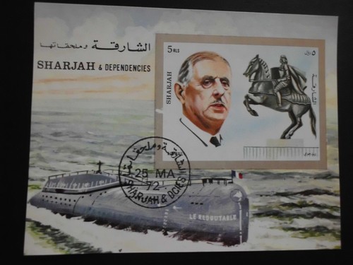 Briefmarken reiter u boot - reiter,, u-boot