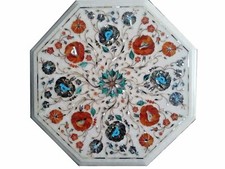 12 " Marmor Ecke Beistelltisch
