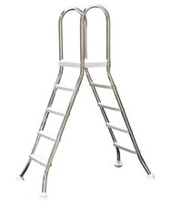 Edelstahl Hochbeckenleiter 4+4