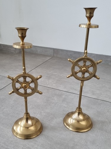 Kerzenständer messing - 2x,