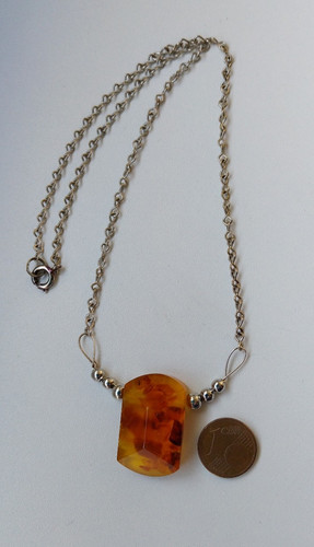 Vintage halskette mit echt - vintage,