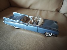 Franklin Mint 1:24 Cadillac Eldorado Biarritz 1959 blau Modellauto Cabrio US Car