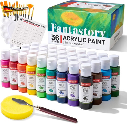 Acrylfarben set stück - acrylfarben,